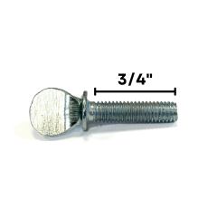 Thrust wheel locking screw