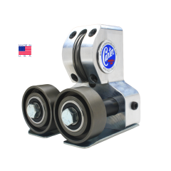 The Guidall Model 400 Extra Wide bandsaw guide upgrade front view.
