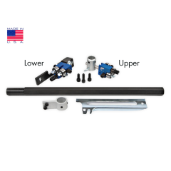 Delta 14" Hex Post with Micro-Adjustable Guides