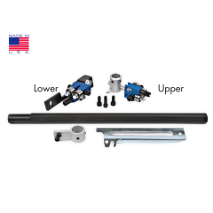 Delta 14" Hex Post Riser Block Version with Micro-Adjustable guides