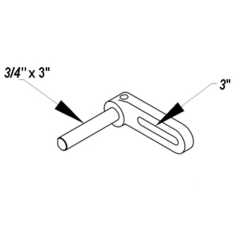 E-21 3" Slotted Bracket