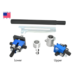 The Jet 14" hexagonal post micro adjustable bandsaw guide upgrade kit.