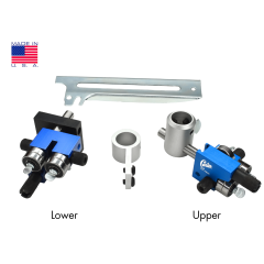 The Jet 14" riser block micro adjustable bandsaw guide upgrade kit.