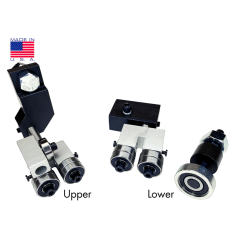 The SCM Mini Max 18" Carter bandsaw guide upgrade kit.