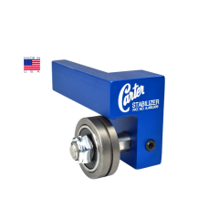 The Standard Model STD1 Bandsaw Stabilizer for tight scroll cutting on a bandsaw.