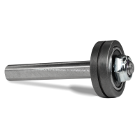 Stabilizer wheel assembly with long stud.